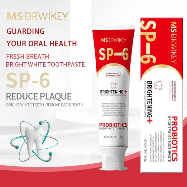 Probiotic-6 Toothpaste with 6 Probiotics Balance Oral microbiota strength