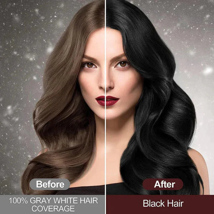 BLOSDREAM 3 in 1 Black Hair Shampoo (Ammonia Free) | Buy 1 Get 1 Free