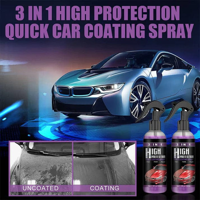 3 in 1 High Protection Quick Car Ceramic Coating Spray 🔥 Hot Selling 🔥 Buy 1 Get 1 Free