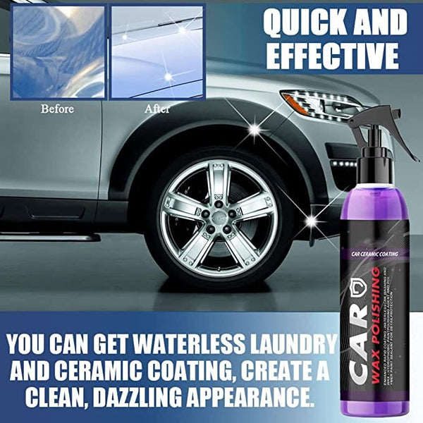 3 in 1 High Protection Quick Car Ceramic Coating Spray 🔥 Hot Selling 🔥 Buy 1 Get 1 Free