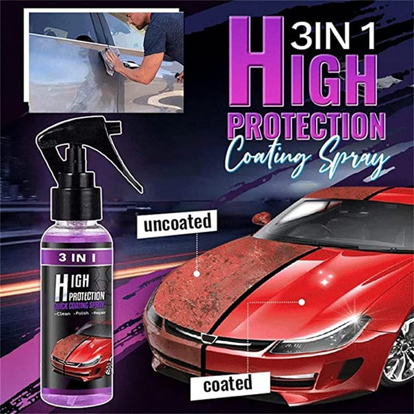 3 in 1 High Protection Quick Car Ceramic Coating Spray 🔥 Hot Selling 🔥 Buy 1 Get 1 Free