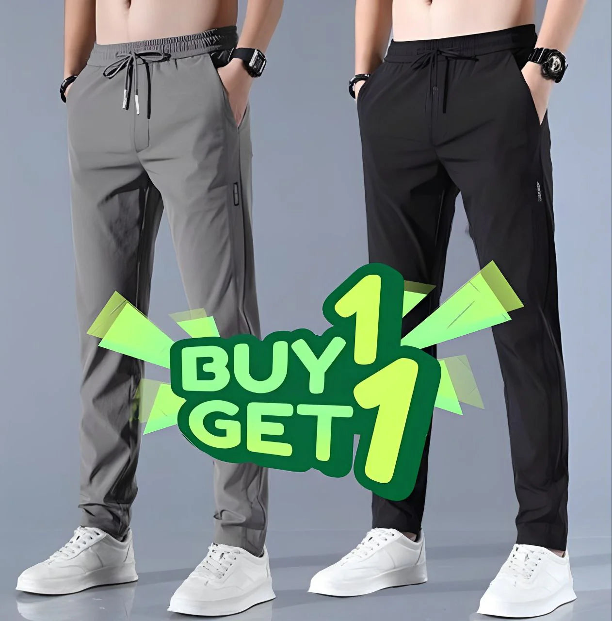 Lycra Track Pant (Buy 1 Get 1 Free)