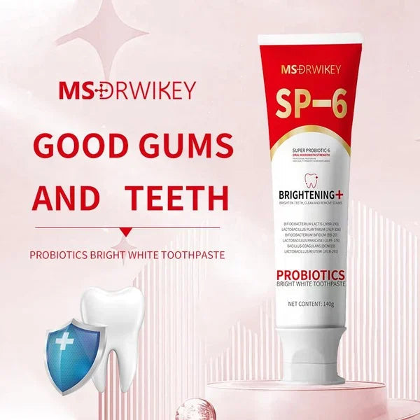 Probiotic-6 Toothpaste with 6 Probiotics Balance Oral microbiota strength