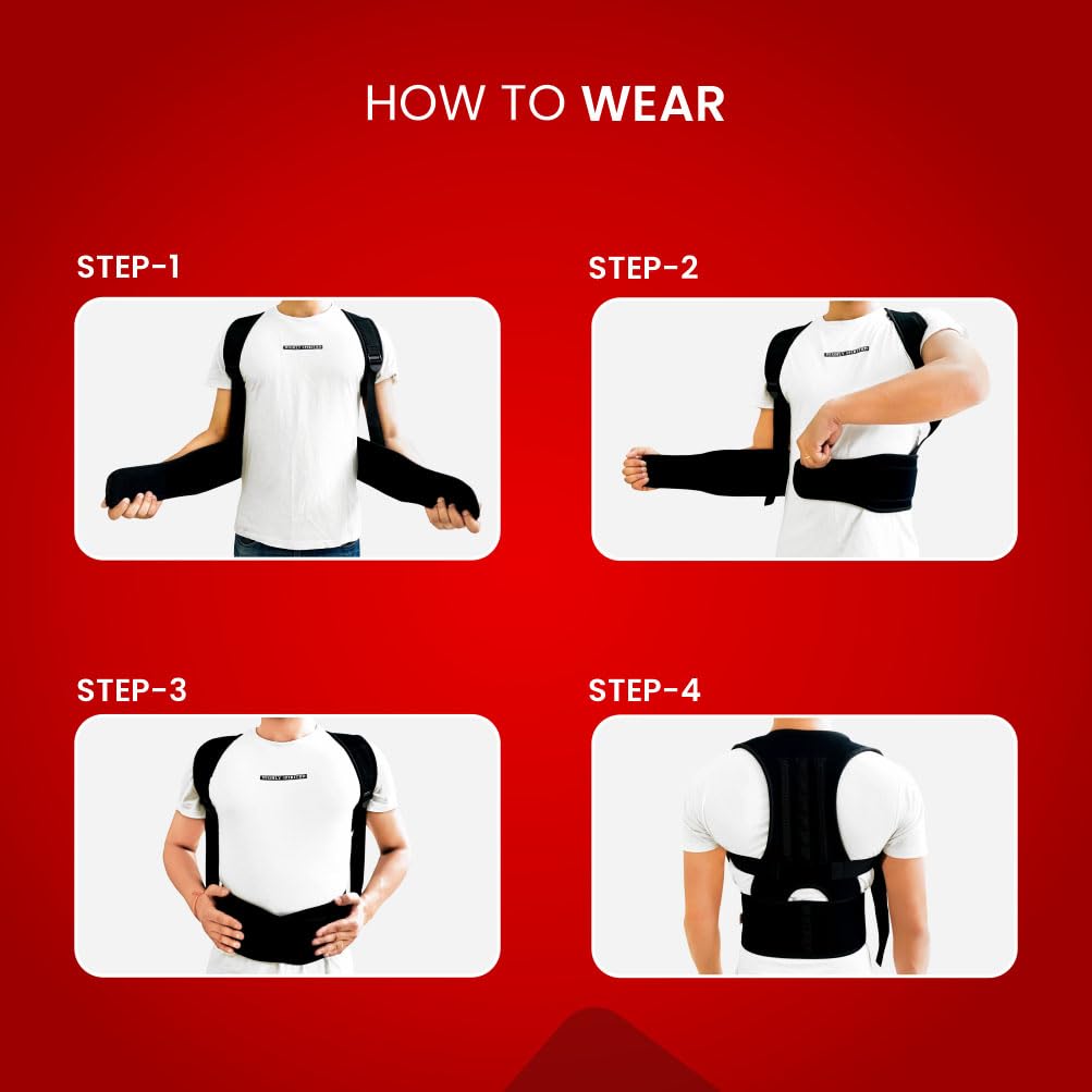 Posture Corrector Belt Unisex - Free Size