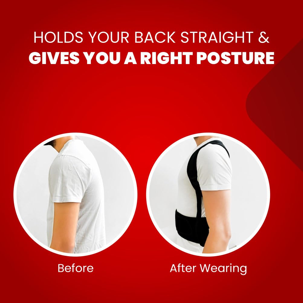 Posture Corrector Belt Unisex - Free Size