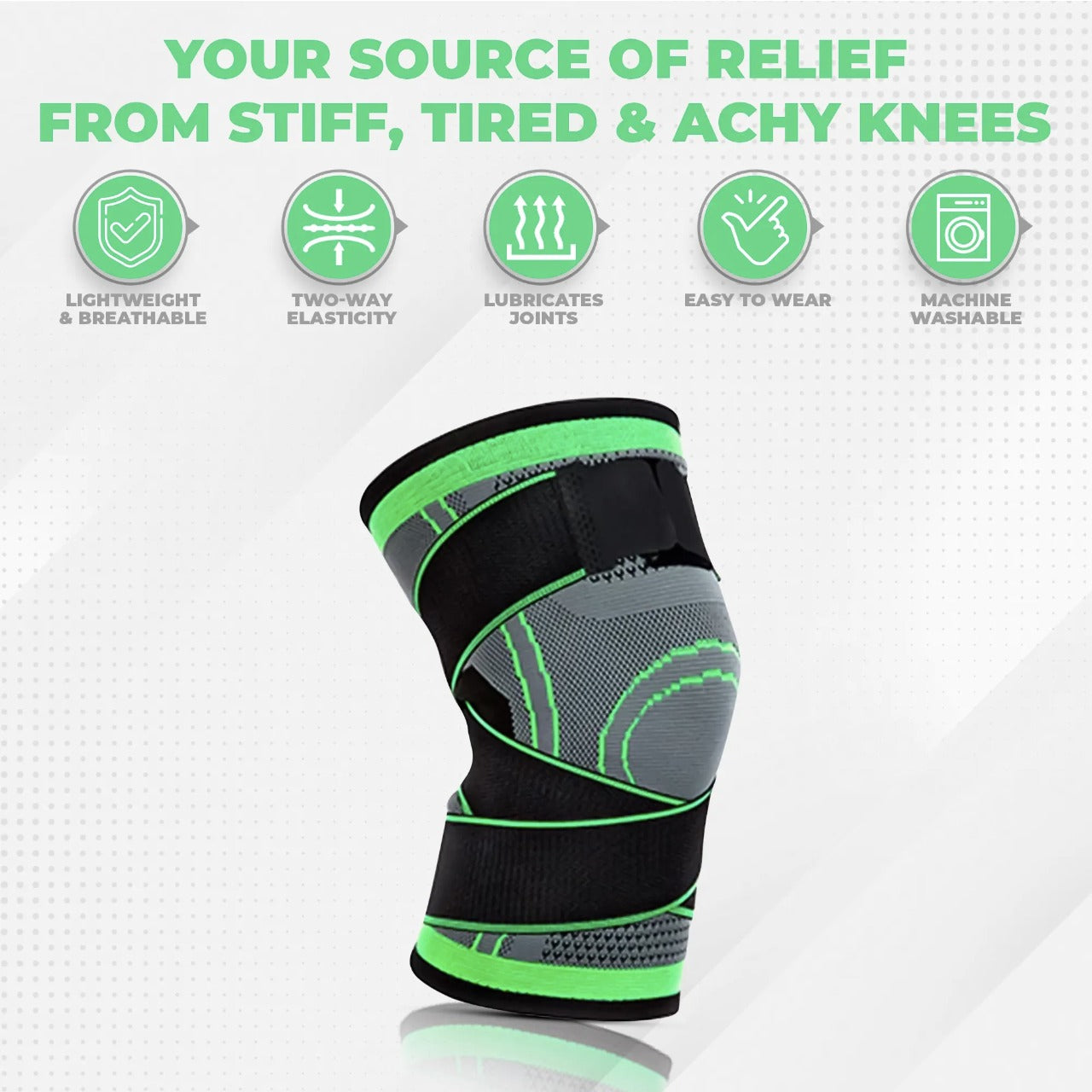 3D Compression Knee Sleeves for Men and Women - New